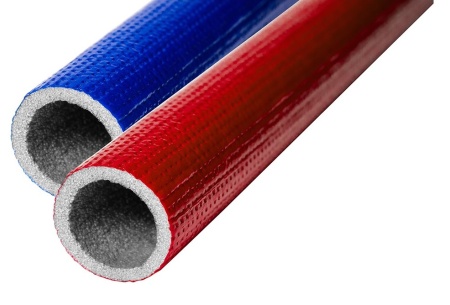 Трубка K-Flex PE COMPACT blue/red толщина 4 мм